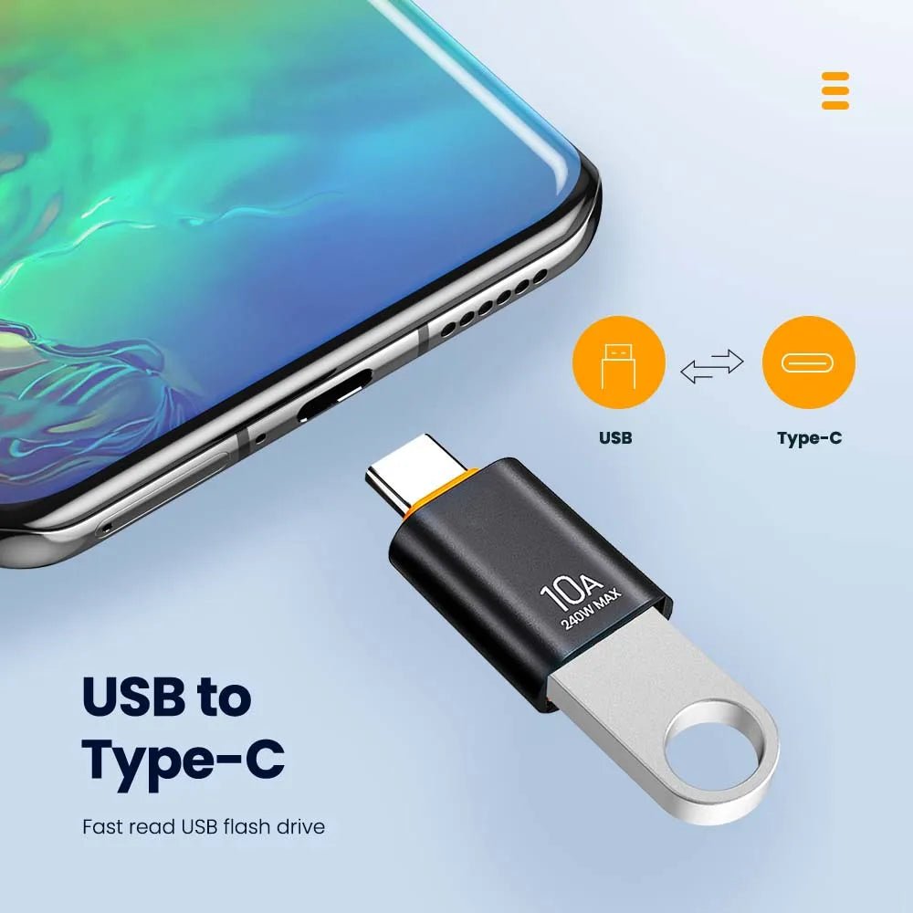 USB - C To USB - A Converter - Female/Male Or Male/Female - Gadgetroo