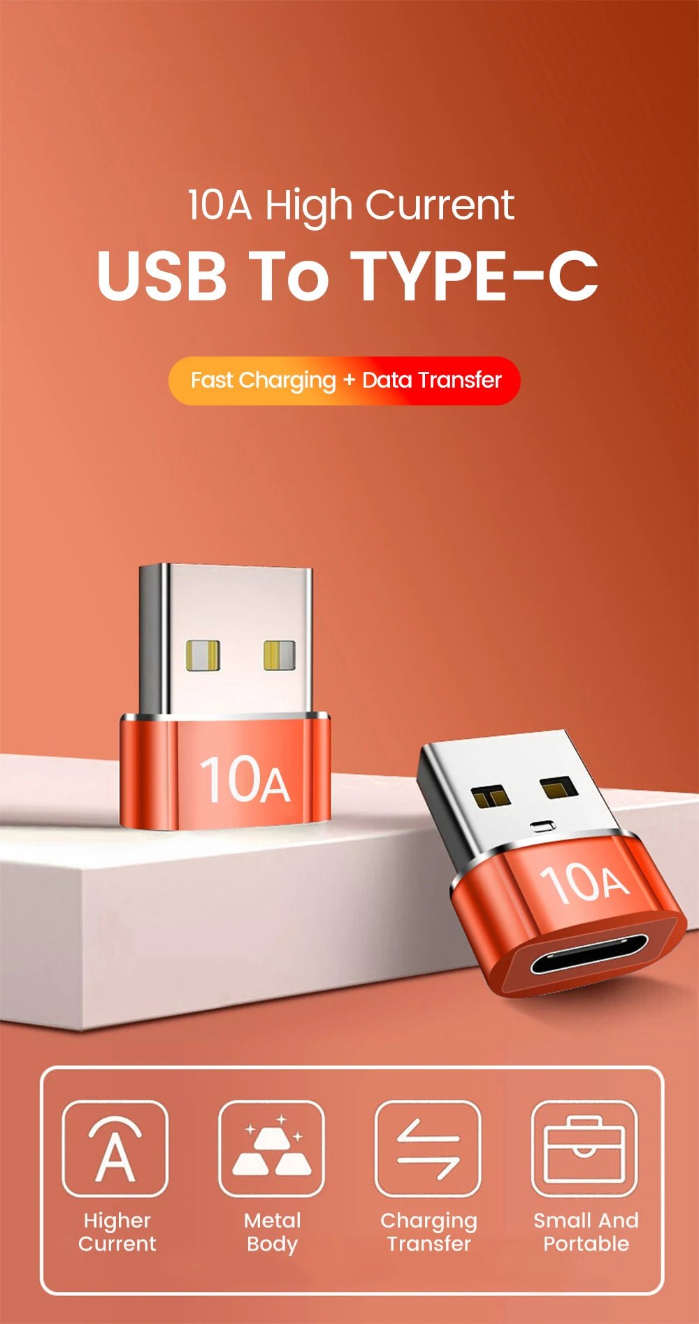 USB - C To USB - A Converter - Female/Male Or Male/Female - Gadgetroo