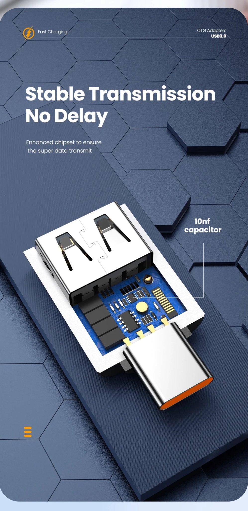 USB - C To USB - A Converter - Female/Male Or Male/Female - Gadgetroo
