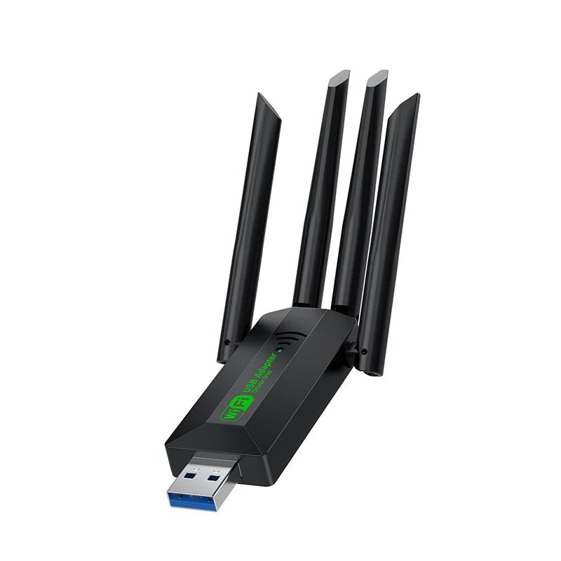 WiFi USB Adapter (2.4Gh/5Ghz) - Connect Your Laptop/PC To WiFi - Gadgetroo