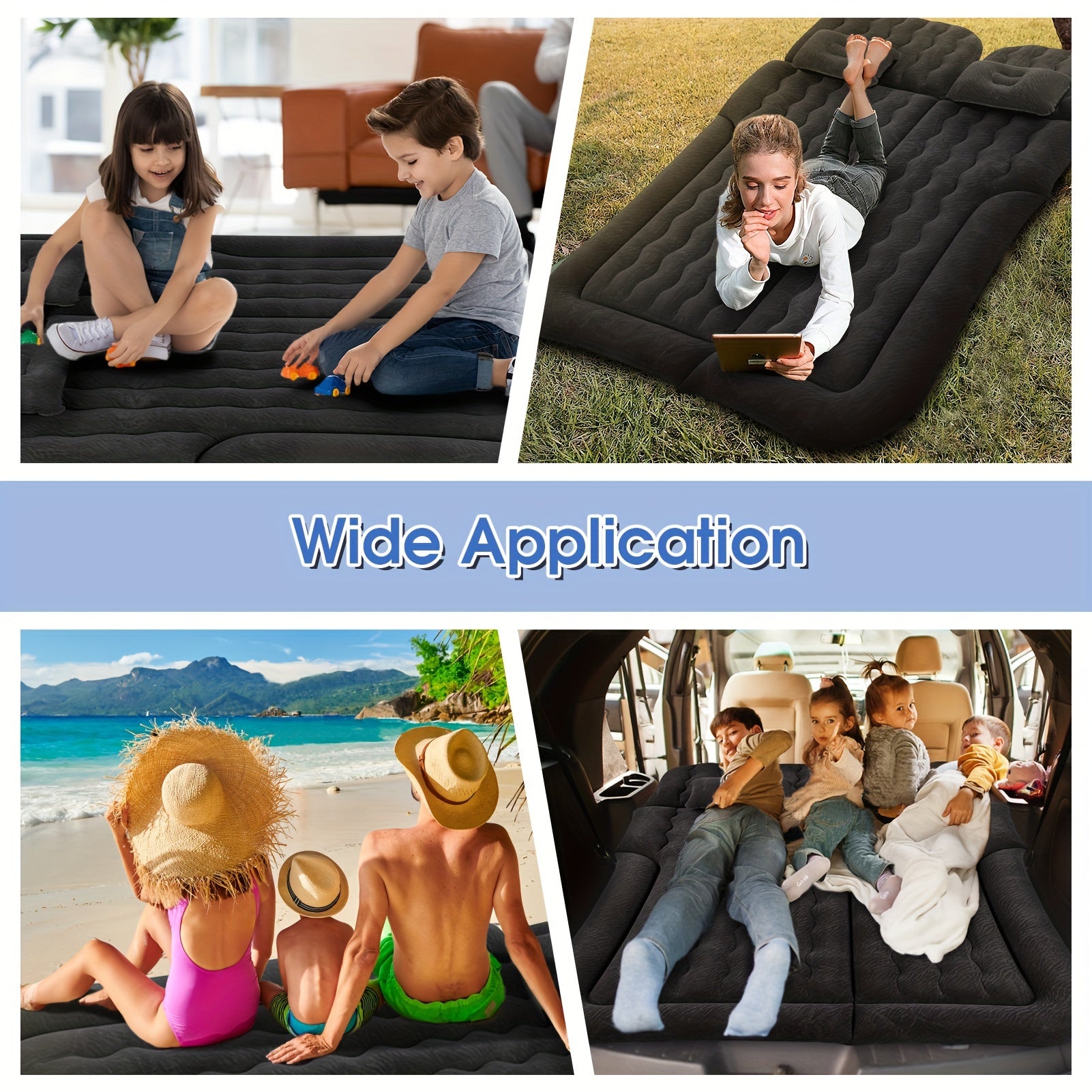 2 - In - 1 Multifunction Inflatable Travel Mattress - Gadgetroo