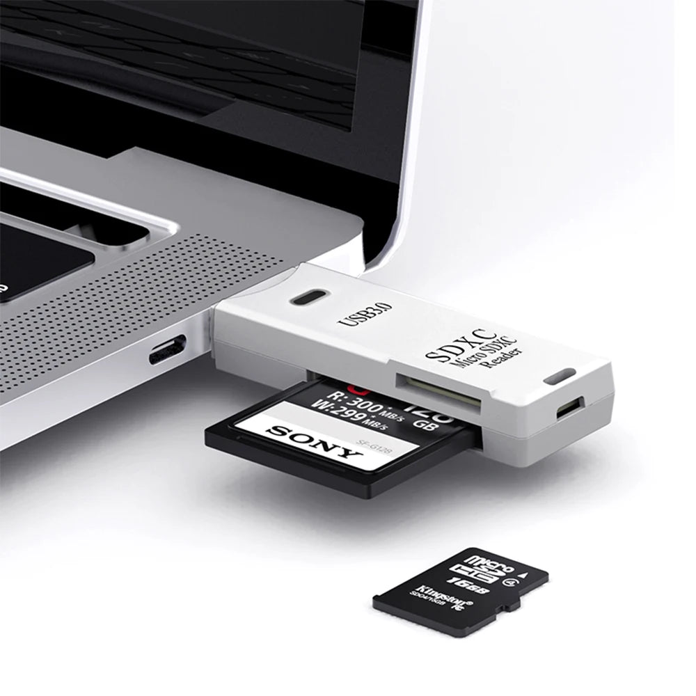 2 - in - 1 USB 3.0 SD/TF Card Reader - Gadgetroo
