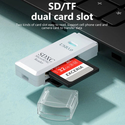 2 - in - 1 USB 3.0 SD/TF Card Reader - Gadgetroo