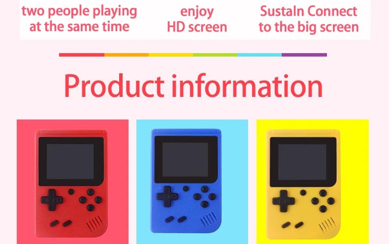 2.4 Inch LCD Retro Video Game Console (400 Games) - Gadgetroo