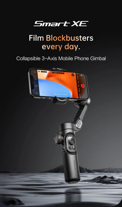 3 - Axis Gimbal Stabilizer for Smartphone (Foldable Handheld Phone Stabilizer For Filming) - Gadgetroo