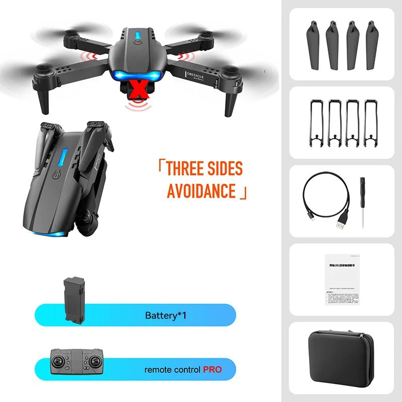 4K HD Wide - angle FPV Wi - Fi RC Drone Quadcopter - Gadgetroo