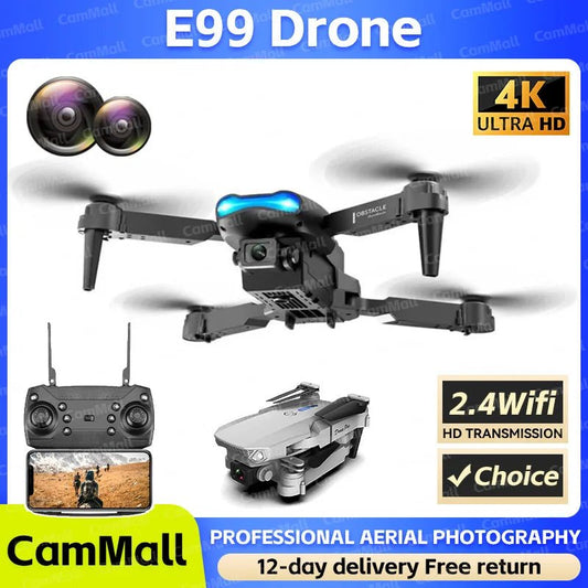 4K HD Wide - angle FPV Wi - Fi RC Drone Quadcopter - Gadgetroo