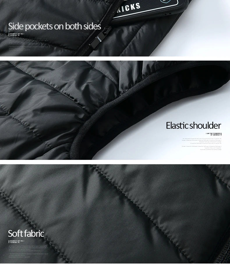 Men's USB Infrared Heated Vest Jacket