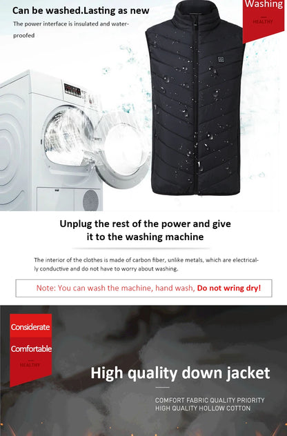 Men's USB Infrared Heated Vest Jacket