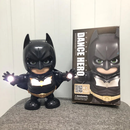 Dancing Marvel and DC Comics Action Figures - Iron-Man/Spiderman/Thanos/Hulk/Bumblebee/Batman