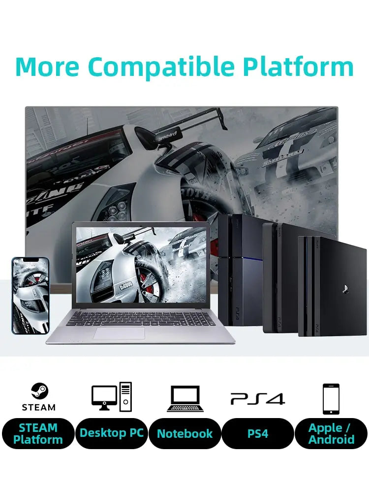 Wireless Gamepad Controller for PS4 And PC (Dual Joystick)
