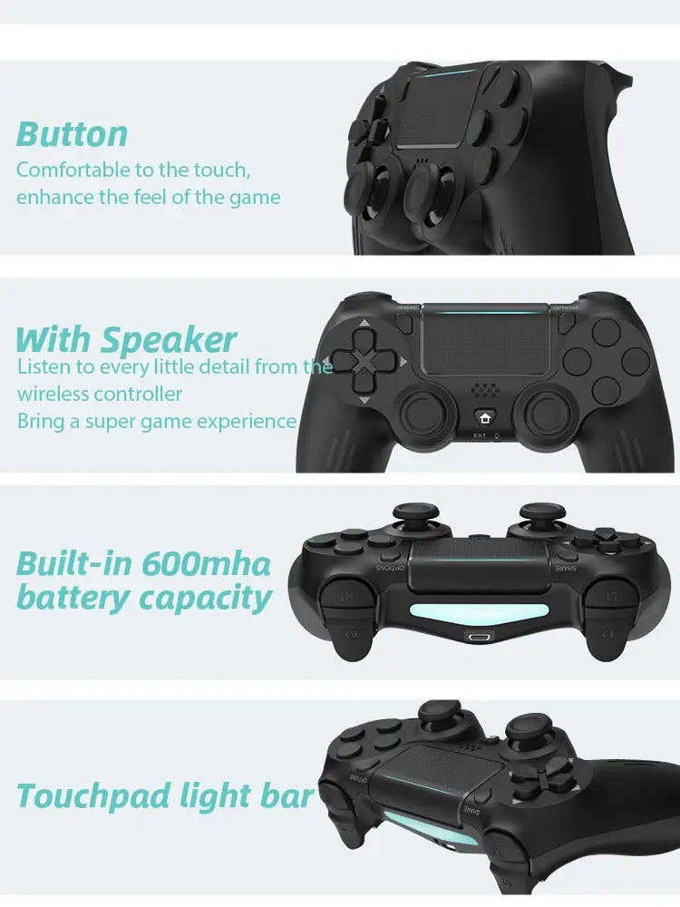 Wireless Gamepad Controller for PS4 And PC (Dual Joystick)
