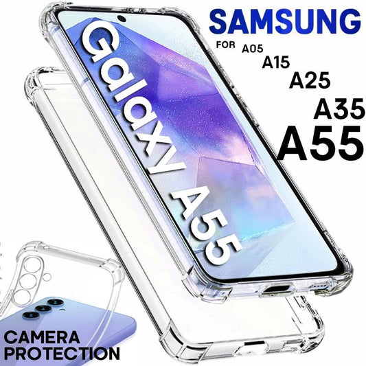 Clear TPU Silicone Phone Case for Samsung Galaxy A Series - Gadgetroo