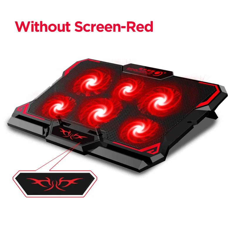 COOLCOLD 17inch Gaming Laptop Cooler (6 Fan) - Gadgetroo