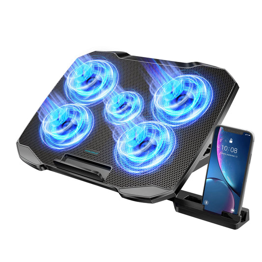 COOLCOOLD Laptop Cooling Pad (5 Fan) - Gadgetroo