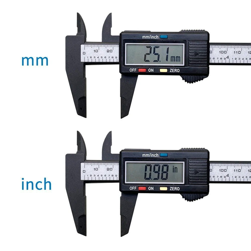 Digital Caliper/Gauge - 100mm/150mm Maximum Length (Battery Powered) - Gadgetroo