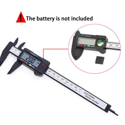 Digital Caliper/Gauge - 100mm/150mm Maximum Length (Battery Powered) - Gadgetroo