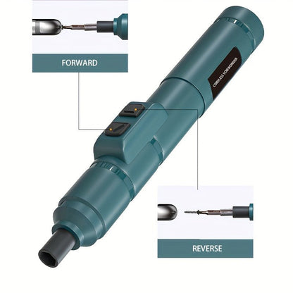 Electric Pen Screwdriver with 88 Different Screw Heads - Cordless - Gadgetroo