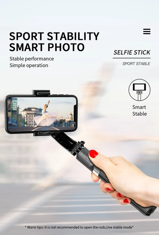 Handheld Gimbal Stabilizer with Bluetooth Remote (1 Axis) - Gadgetroo