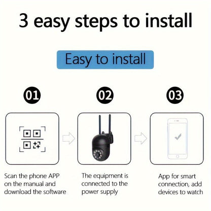 HD WIFI Surveillance Camera with Night Vision - Gadgetroo