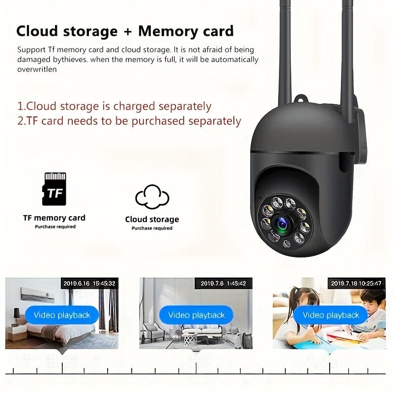 HD WIFI Surveillance Camera with Night Vision - Gadgetroo