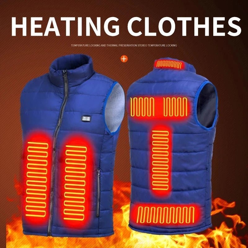 Heated Vest/Jacket/Coat - Graphene (USB Rechargeable) - Gadgetroo