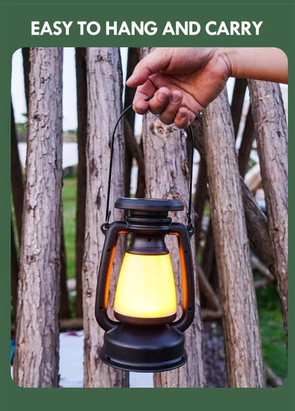 LED Portable Retro Lamp (Outdoor Camping Or Home Decoration) - Gadgetroo