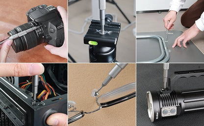 Manual Screwdriver Set - 128 Screw Heads With Magnetic Tips - Gadgetroo