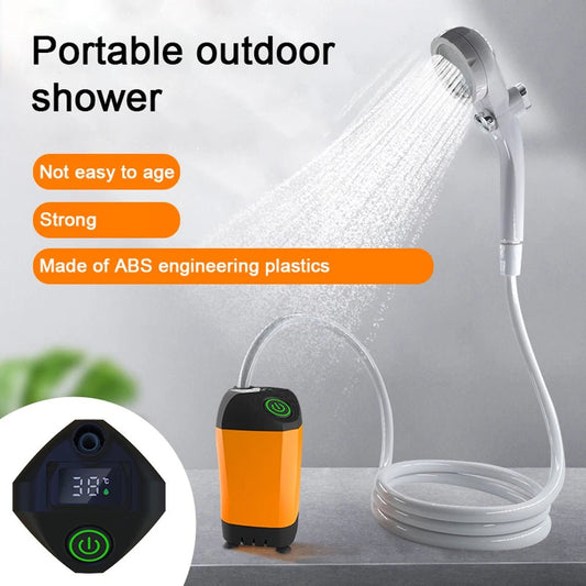 Outdoor Camping Shower with Digital Display - Gadgetroo