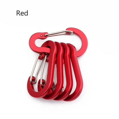 Outdoor Carabiners - Snap Clips (5 Pieces) - Gadgetroo