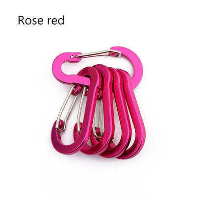 Outdoor Carabiners - Snap Clips (5 Pieces) - Gadgetroo
