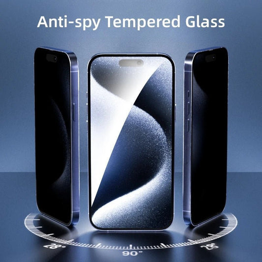 Privacy Screen Protector - Tempered Glass for iPhone 16 All Models & Older iPhone Models (4 Pieces) - Gadgetroo