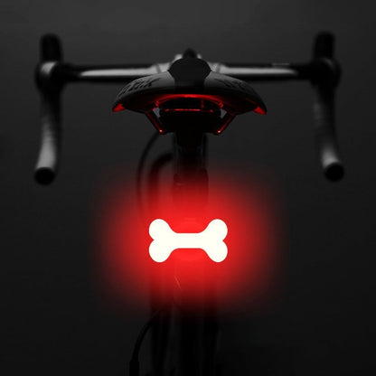 Retro Heart - Shaped LED Bicycle Taillight - (USB Rechargeable) - Gadgetroo