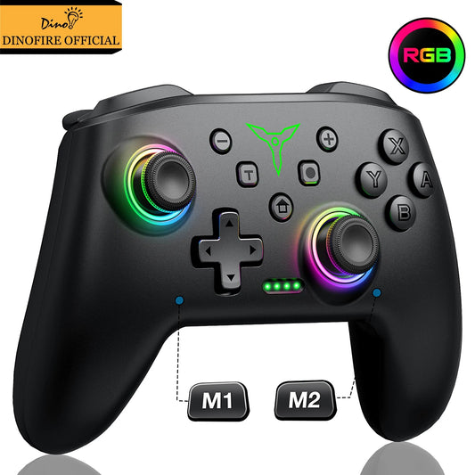 RGB Gamepad Controller for Nintendo Switch/Switch OLED/Switch Lite/PC/Mobile (Multi - Function Dual Joysticks) - Gadgetroo