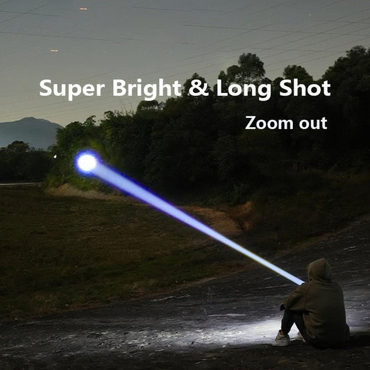Strong M80 Tactical Handheld LED Flashlight & Powerbank - (Multimodal & USB Rechargeable) - Gadgetroo