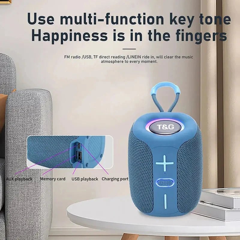 T&G Small Bluetooth Portable Speaker - Gadgetroo