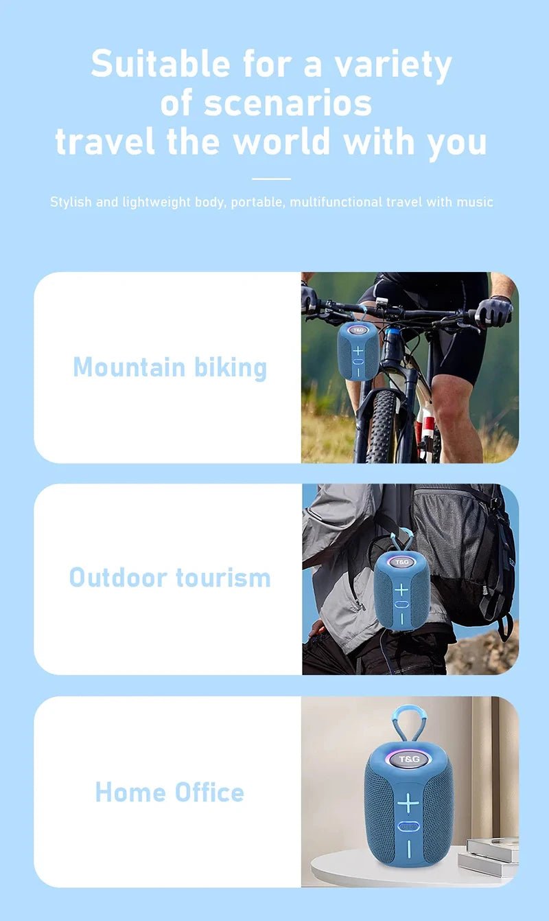 T&G Small Bluetooth Portable Speaker - Gadgetroo