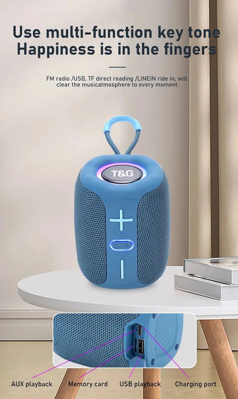 T&G Small Bluetooth Portable Speaker - Gadgetroo