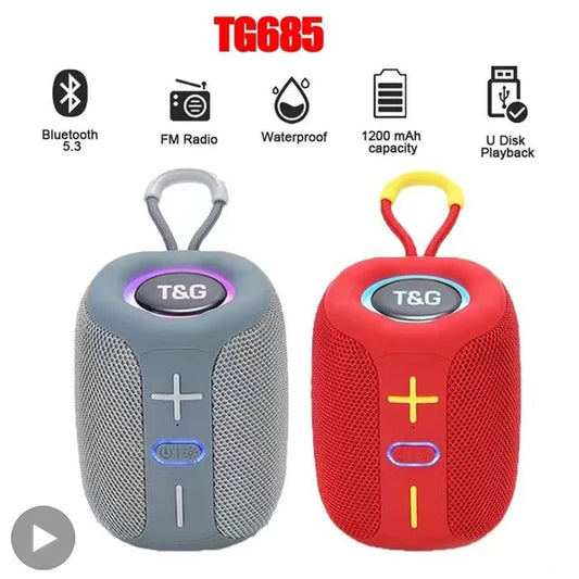 T&G Small Bluetooth Portable Speaker - Gadgetroo