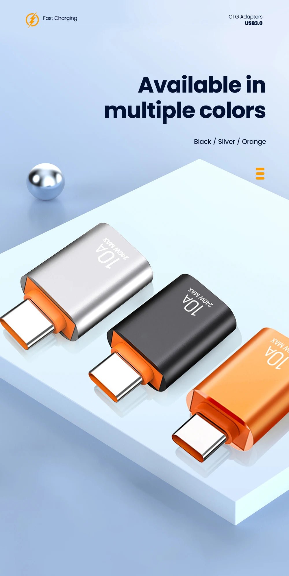 USB - C To USB - A Converter - Female/Male Or Male/Female - Gadgetroo